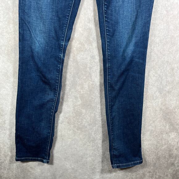 Anthropologie Pilcro Serif Jeans Womens 29 Blue Denim Dark Wash Skinny Ankle - Picture 3 of 10